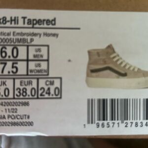 Vans Hi Tapered Sneakers NWT